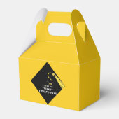 Abschluss 2025 Gelbe Gefälligkeitsboxen Geschenkschachtel (Rückseite)