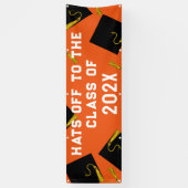 Abschluss 2025 Glückwunsch-Banner Banner (Vertikal)