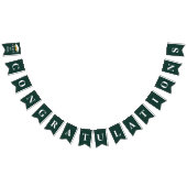 Abschluss 2025 Glückwunsch Grad Grün Wimpelkette (Alle)