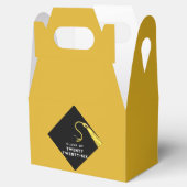 Abschluss 2025 Gold Geschenkschachtel (Geöffnet)