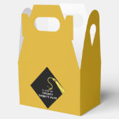 Abschluss 2025 Gold Geschenkschachtel (Geöffnet)