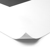 Abschluss 2025: Gold und Grau Poster (Ecke)