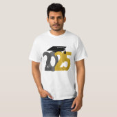 Abschluss 2025: Gold und Grau T-Shirt (Vorne ganz)