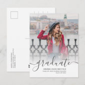 Abschluss 2025 Grad Foto Ankündigung (Vorne/Hinten)
