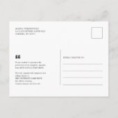 Abschluss 2025 Grad Foto Ankündigung (Rückseite)