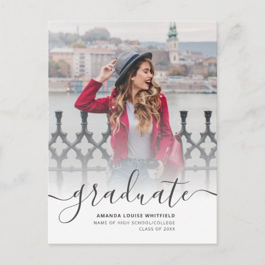 Abschluss 2025 Grad Foto Ankündigung (Vorderseite)