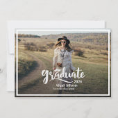 Abschluss 2025 Grad Foto Ankündigung (Vorderseite)