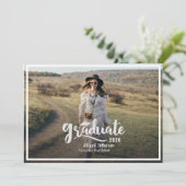 Abschluss 2025 Grad Foto Ankündigung (Stehend Vorderseite)