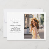 Abschluss 2025 Grad Foto Ankündigung (Rückseite)