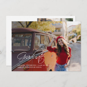 Abschluss 2025 Grad Foto Ankündigung