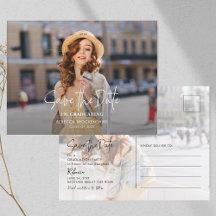 Abschluss 2025 Grad Foto Save the Date