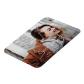 Abschluss 2025 Grad Foto Save the Date Magnet (Linke Seite)