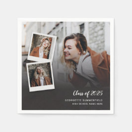 Abschluss 2025 Grad Fotos Party Paper Serviette