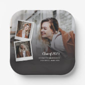 Abschluss 2025 Grad Fotos Party Pappteller (Vorderseite)