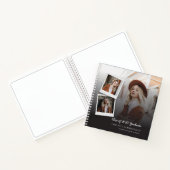 Abschluss 2025 Grad Fotos Script Guest Notizblock (Innenseite)