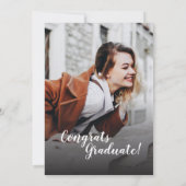 Abschluss 2025 Grad Fotos Script Party Einladung (Rückseite)