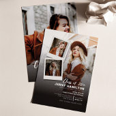 Abschluss 2025 Grad Fotos Script Party Einladung