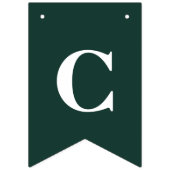 Abschluss 2025 Grad Green Wimpelkette (Zweite Fahne)