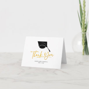 Abschluss 2025 Grad-Kappenschrift Dankeskarte