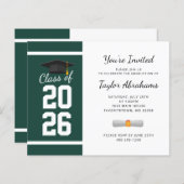 Abschluss 2025 Grad Party Einladung (Vorne/Hinten)