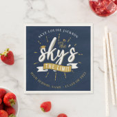 Abschluss 2025 Grad Party Navy Blue Paper Serviette (Beispiel)