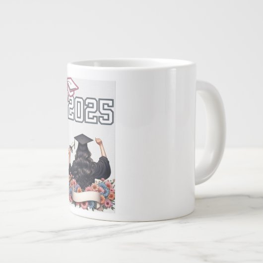 Abschluss 2025 Jumbo-Tasse (Vorderseite Rechts)