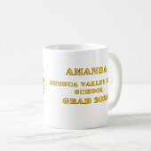 " ABSCHLUSS 2025 " KAFFEETASSE (VorderseiteRechts)