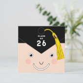 Abschluss 2025 karte (Stehend Vorderseite)