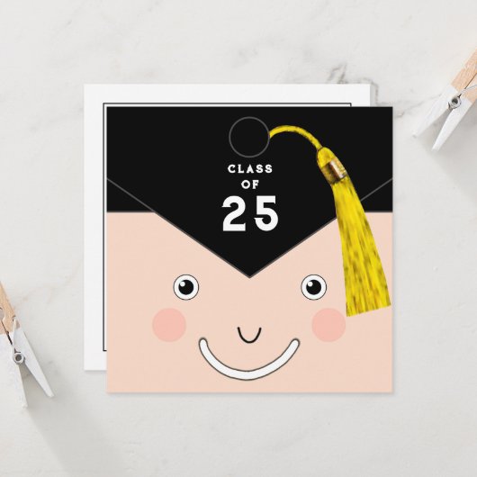 Abschluss 2025 karte (Vorderseite/Rückseite Beispiel)