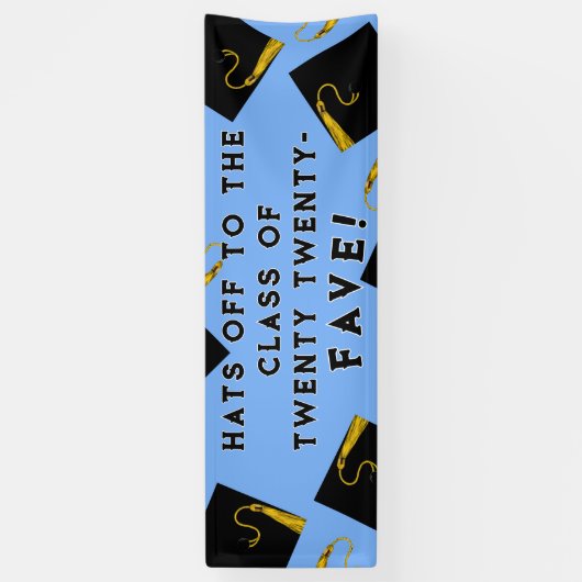 Abschluss 2025 Light Blue Banner (Vertikal)