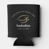 Abschluss 2025 Minimalistische Skripte Dosenkühler (Rückseite)