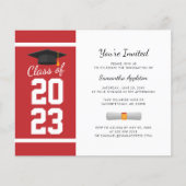 Abschluss 2025 Moderne Grad Party Einladung (Vorderseite)