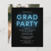 Abschluss 2025 Moderne Party Einladung (Vorne/Hinten)