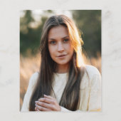 Abschluss 2025 Moderne Party Einladung (Rückseite)