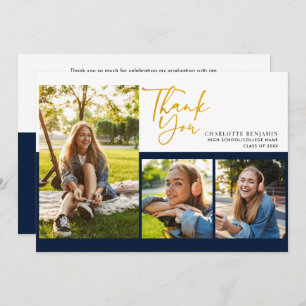 Abschluss 2025 Moderne Script Graduate Vielen Dank Ankündigung