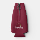 Abschluss 2025 Modernes Grad Party Custom Flaschenkühler (Rückseite)