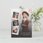 Abschluss 2025 Multi Foto Grad Bekanntgabe (Stehend Vorderseite)