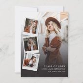 Abschluss 2025 Multi Foto Grad Bekanntgabe (Vorderseite)
