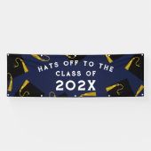 Abschluss 2025 Navy Blue Banner (Horizontal)