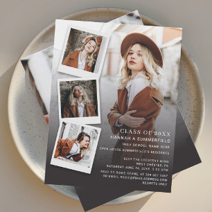 Abschluss 2025 Open House Fotos Grad Party Einladung
