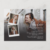 Abschluss 2025 Open House Party Einladungspostkarte (Vorderseite)