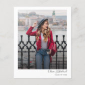 Abschluss 2025 Pampas Grass Foto Einladung (Rückseite)