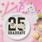 Abschluss 2025 pappteller (Party)