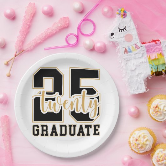 Abschluss 2025 pappteller (Party)