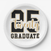 Abschluss 2025 pappteller (Vorderseite)