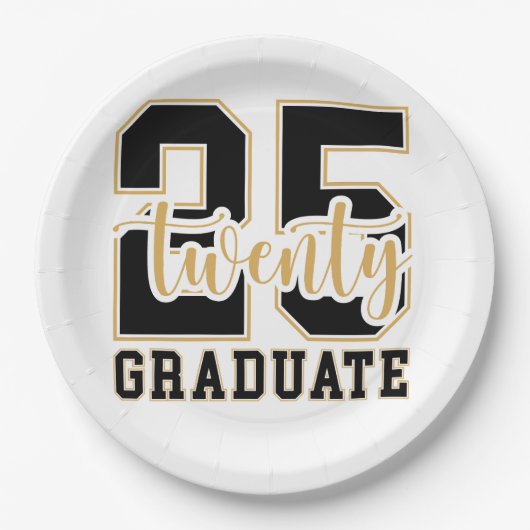 Abschluss 2025 pappteller (Vorderseite)