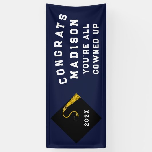 Abschluss 2025 Party Banner (Vertikal)