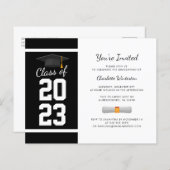 Abschluss 2025 Party Einladung (Vorne/Hinten)