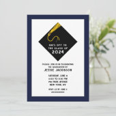 Abschluss 2025 Party Einladung (Stehend Vorderseite)