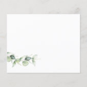 Abschluss 2025 Party Einladung Wasserfarbe (Rückseite)